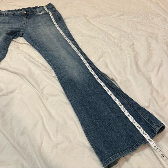 7FAMK A-Pocket Embellished Pocket Flare Jean size 29 - Picture 10 of 12
